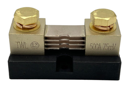 500A / 75mV Shunt with Mounting Base, 0.25%