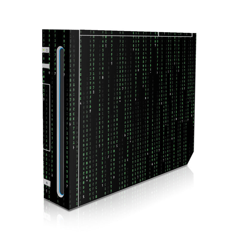 Matrix Style Code - Nintendo Wii Skin