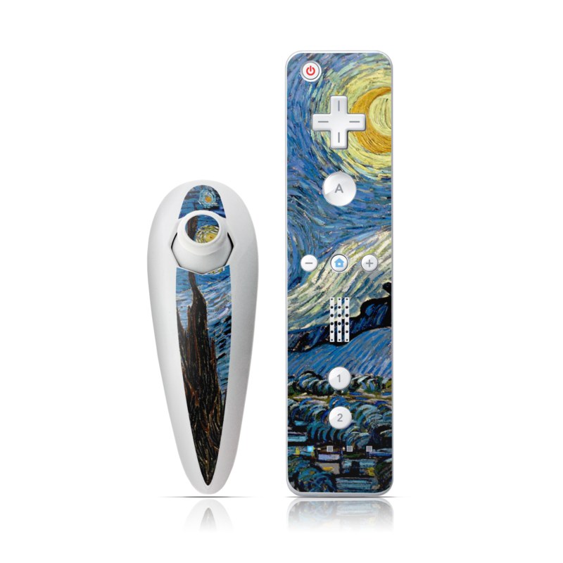Starry Night - Nintendo Wii Nunchuk Skin