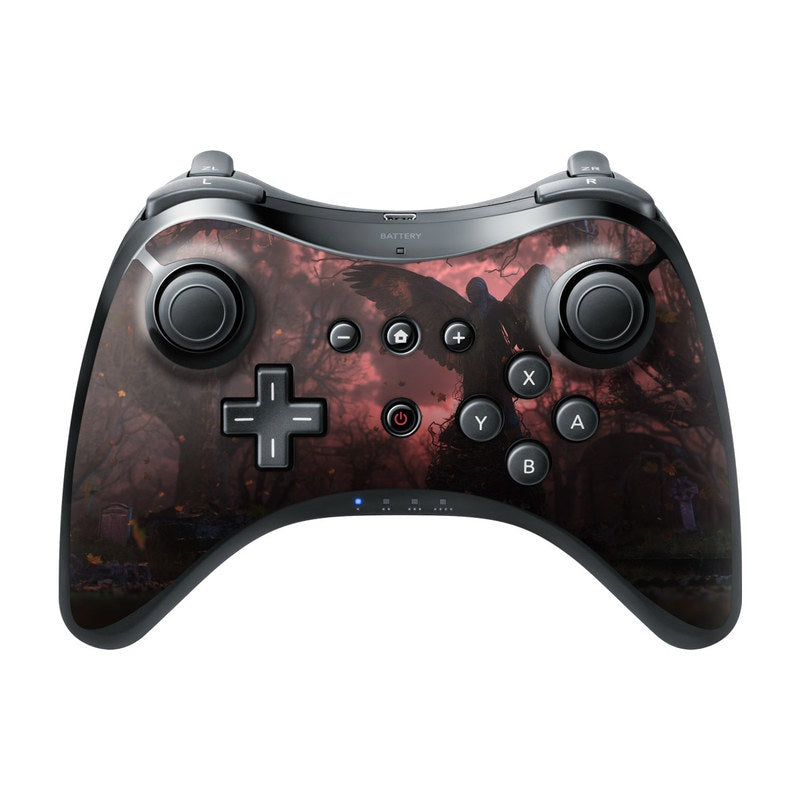 Black Angel - Nintendo Wii U Pro Controller Skin