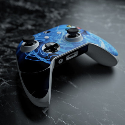 Blue Quantum Waves - Microsoft Xbox One Controller Skin